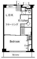 メイピース芦屋の物件間取画像